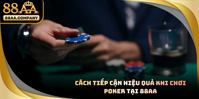 Người chơi Poker tại 88AA phân tích tình huống trước khi đưa ra quyết định cược